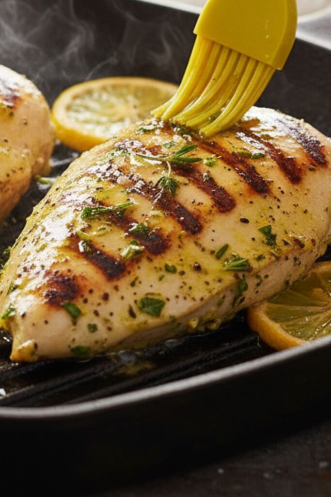 Lemon Herb Grilled Chicken Quinoa Bowl