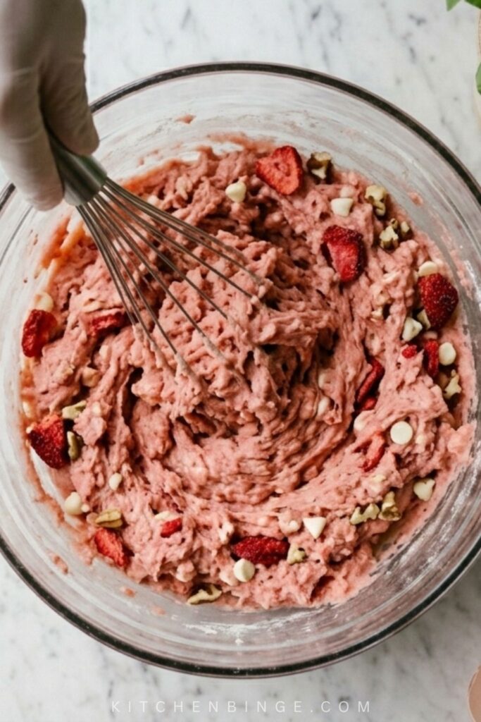 Strawberry Earthquake Cake Mix Cookies