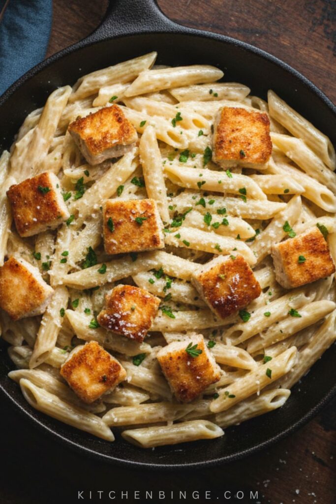 Chicken Alfredo with Penne Pasta Recipe
