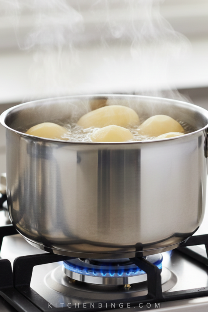 Creamy Chicken with Mashed Potatoes 