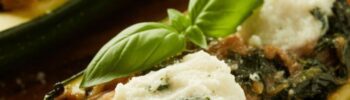 Spinach Mushroom and Ricotta Stuffed Zucchini Recipe
