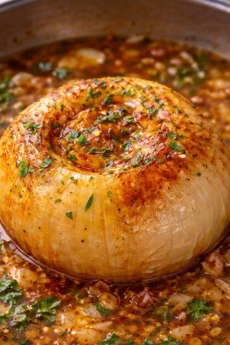 Viral Onion Boil Recipe – Easy Buttery Baked Onion