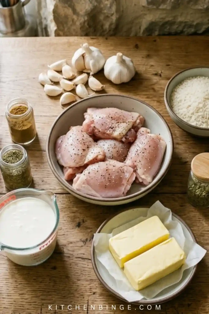 Chicken & Rice Bowls with Garlic Sauce Recipe