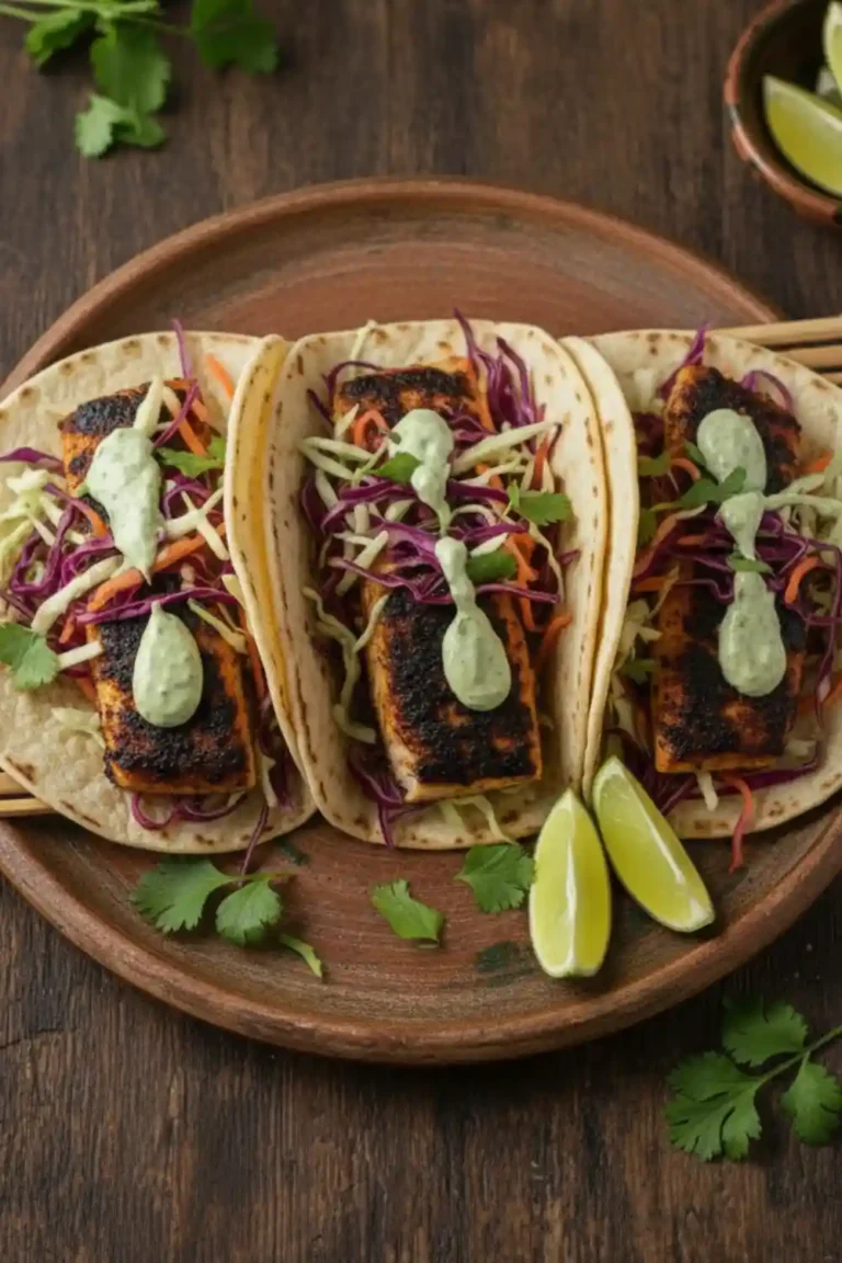 15-Minute Blackened Tilapia Tacos | Healthy & Easy