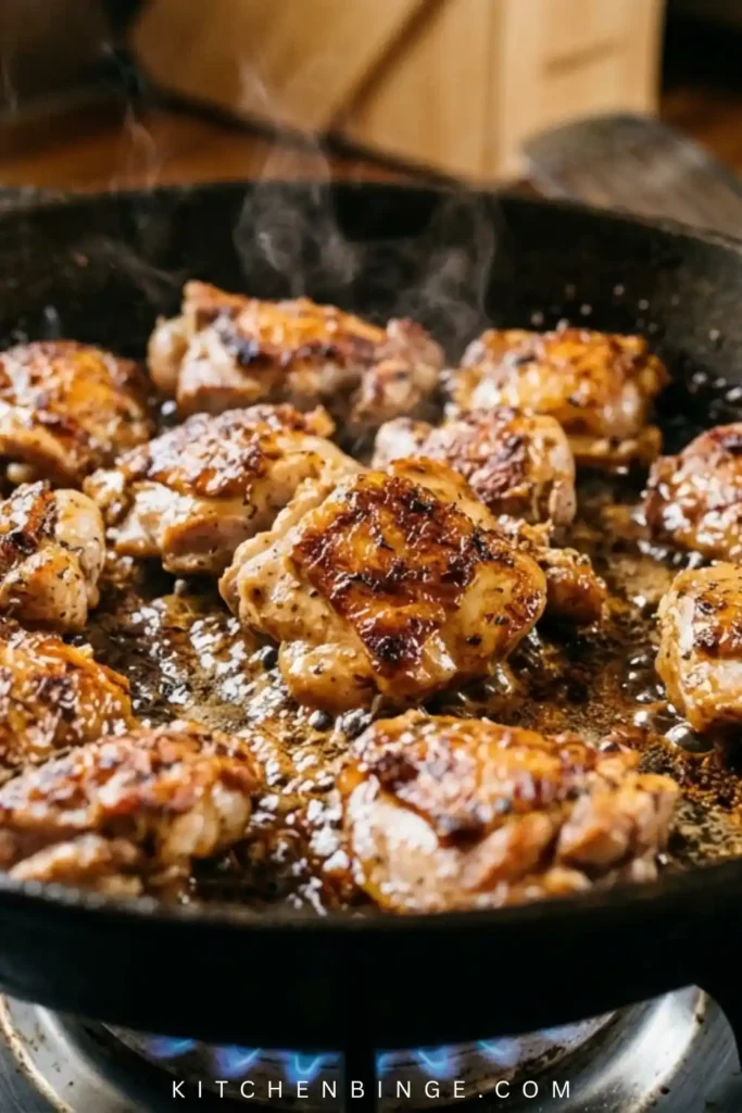 Creamy Healthy Garlic Parmesan Chicken Pasta (High Protein Recipe)