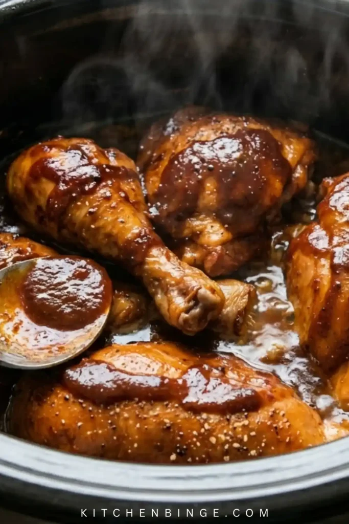 Easy Crockpot BBQ Chicken (Shredded & Juicy)