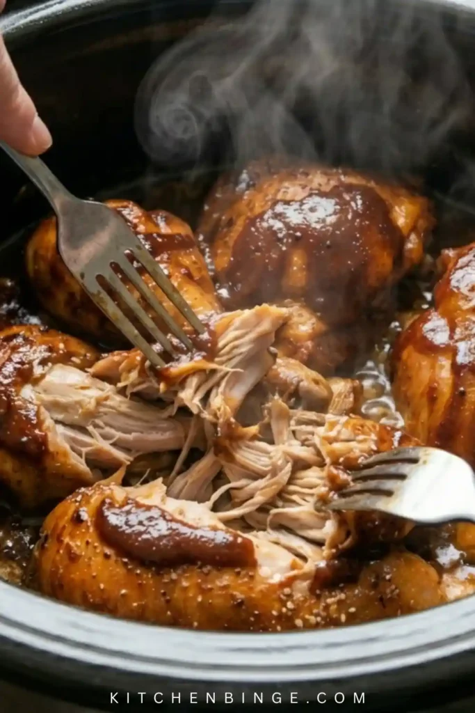 Easy Crockpot BBQ Chicken (Shredded & Juicy)