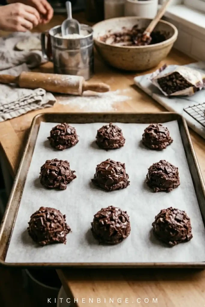 Delicious Chocolate Crumbl Cookies (Rich, Fudgy & Dark Cookies)