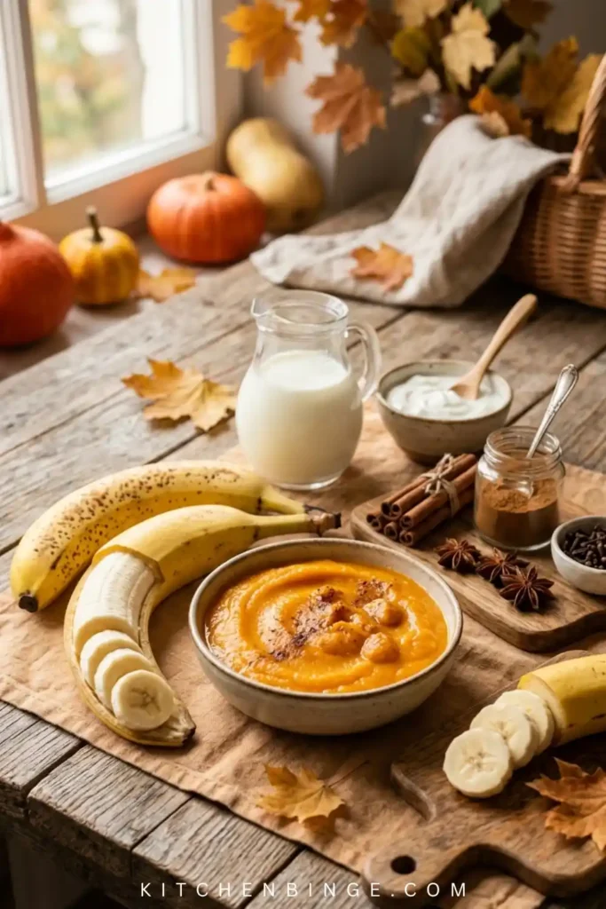 Healthy Pumpkin Spice Smoothie Recipe (Easy Fall Breakfast Drink)