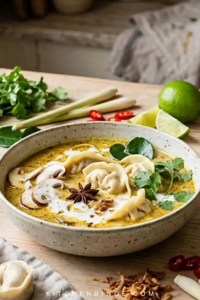 Best Creamy Thai Dumpling Soup for Cozy Nights