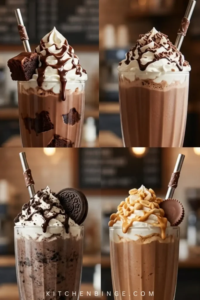 4 Best Chocolate Milkshake Recipes|Oreo, Brownie & Peanut Butter