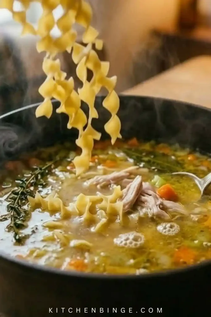 Easy 30-Minute Stovetop Chicken Noodle Soup