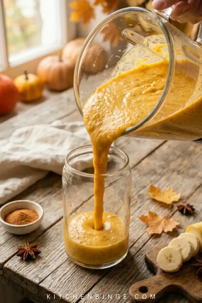 Healthy Pumpkin Spice Smoothie Recipe (Easy Fall Breakfast Drink)