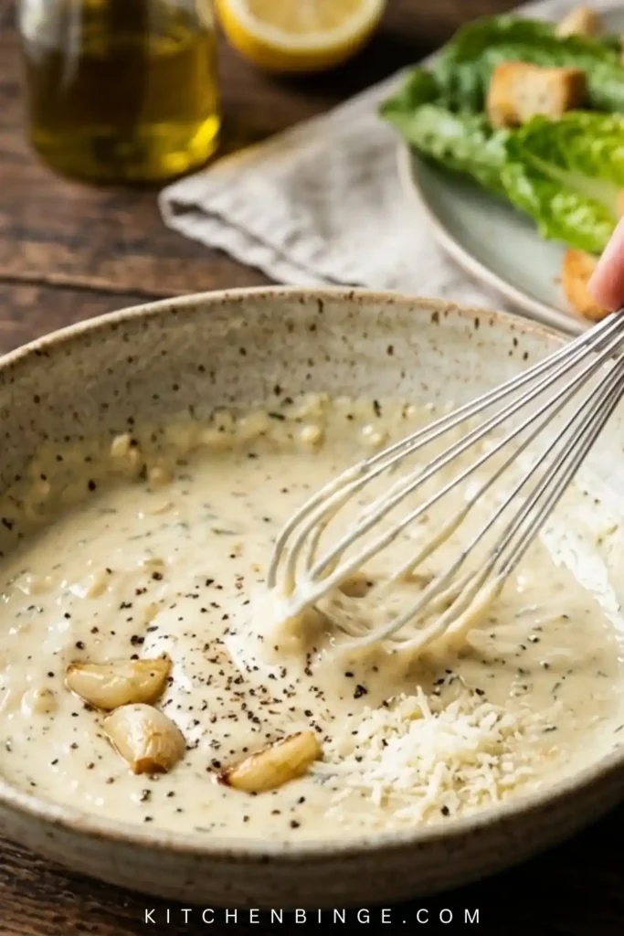 Best Ever Caesar Salad With Roasted Garlic Recipe