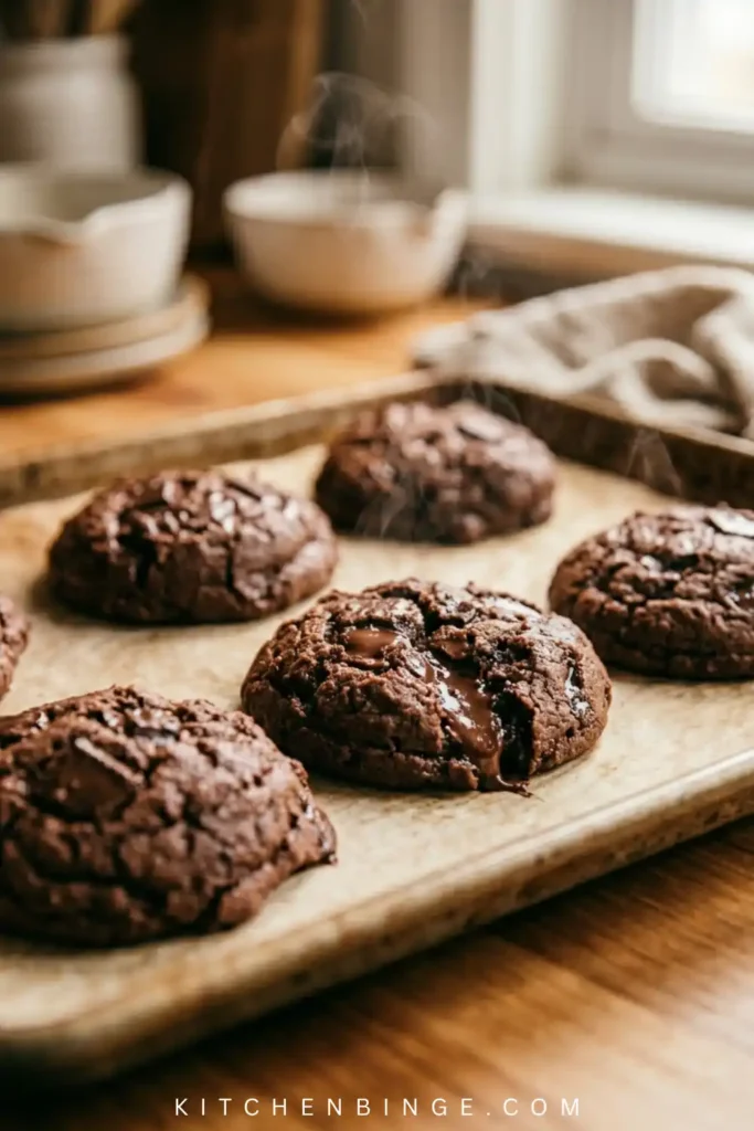 Delicious Chocolate Crumbl Cookies (Rich, Fudgy & Dark Cookies)