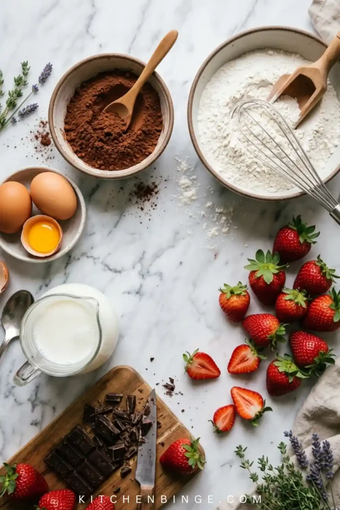 Best Strawberry Chocolate Cake Recipe (Rich, Fudgy & Fresh)