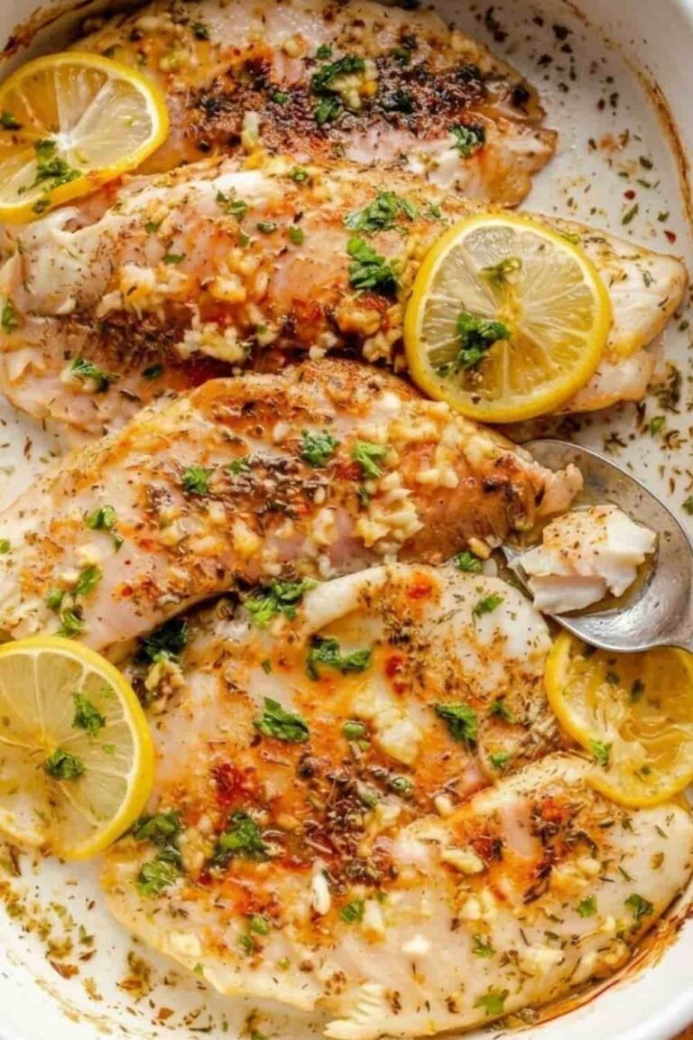 Easy Baked Tilapia Recipe (Crispy, Healthy & Beginner-Friendly)