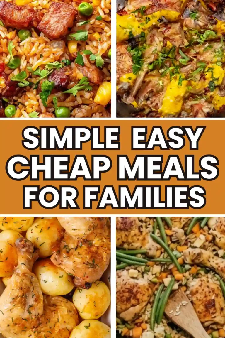 Simple Easy Cheap Meals For Families On A Budget