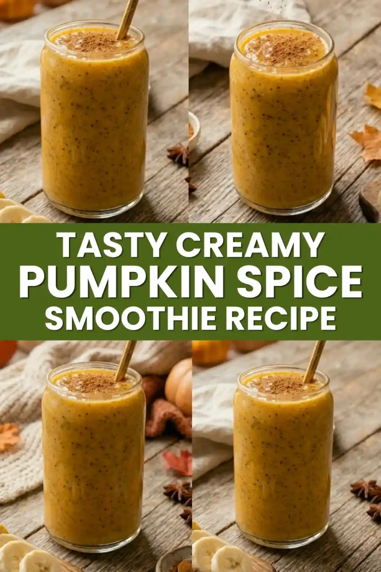 Healthy Pumpkin Spice Smoothie Recipe (Easy Fall Breakfast Drink)