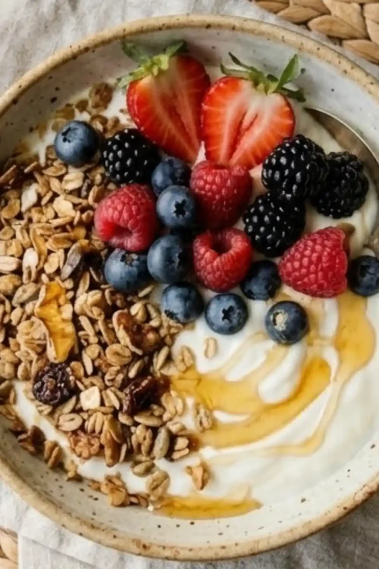 Healthy Greek Yogurt Bowl (Perfect Before Work!)