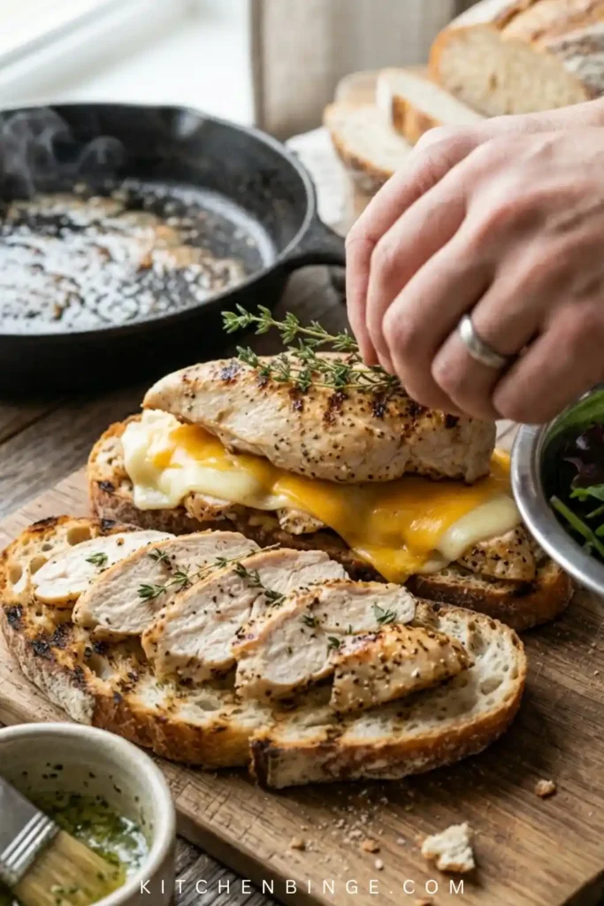 Best Cheesy Grilled Chicken Sandwich Recipe