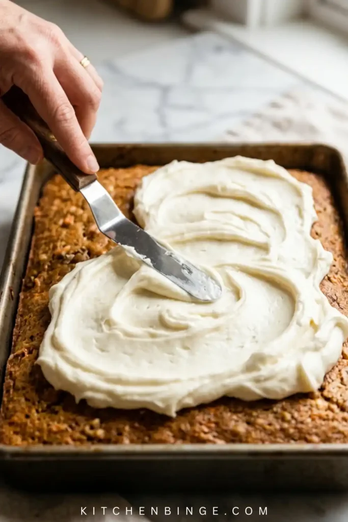Cheesy Carrot Cake Bar Recipe With Cream Cheese