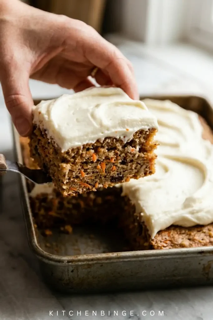 Cheesy Carrot Cake Bar Recipe With Cream Cheese