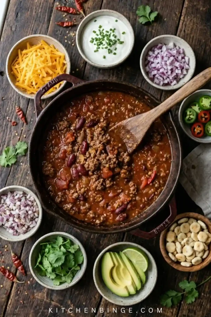 Best Chili Recipe (Thick & Savory Crockpot Chili)