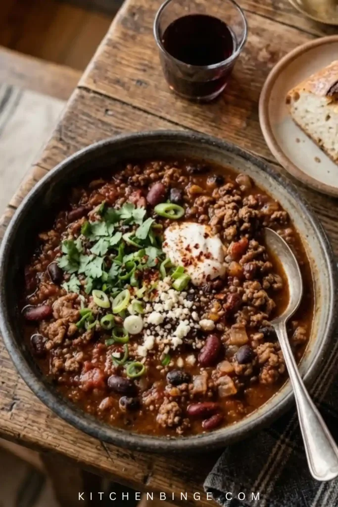Best Chili Recipe (Thick & Savory Crockpot Chili)