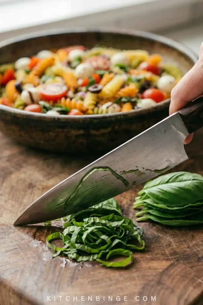 Fresh & Easy Caprese Pasta Salad Recipe