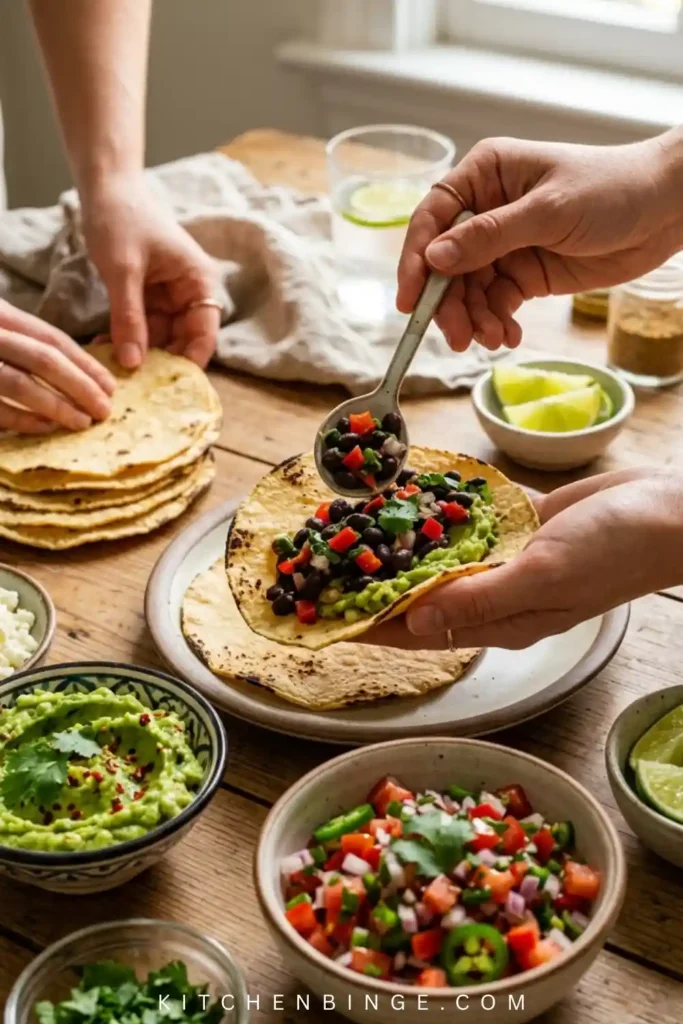 Healthy Black Bean Tacos (Easy Vegan Whole Food Recipes)
