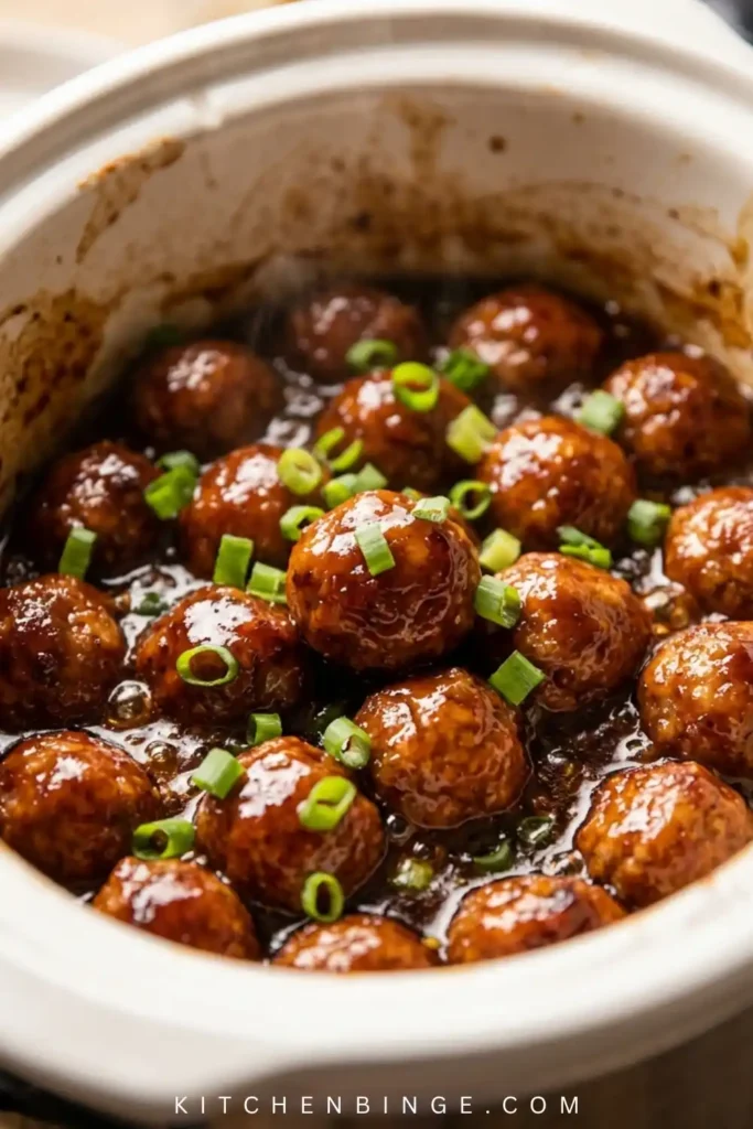 Crockpot Bourbon BBQ Meatballs Recipe