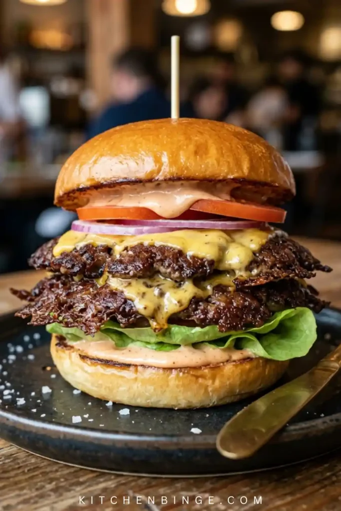 Homemade Smash Burger – Crispy, Juicy & Flavor Packed