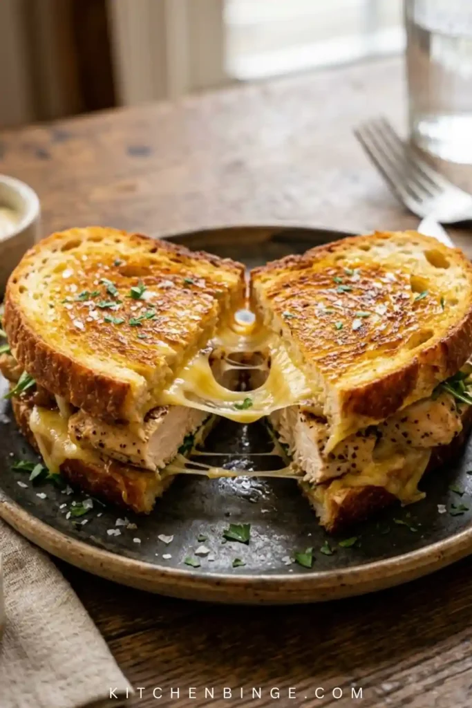 Best Cheesy Grilled Chicken Sandwich Recipe