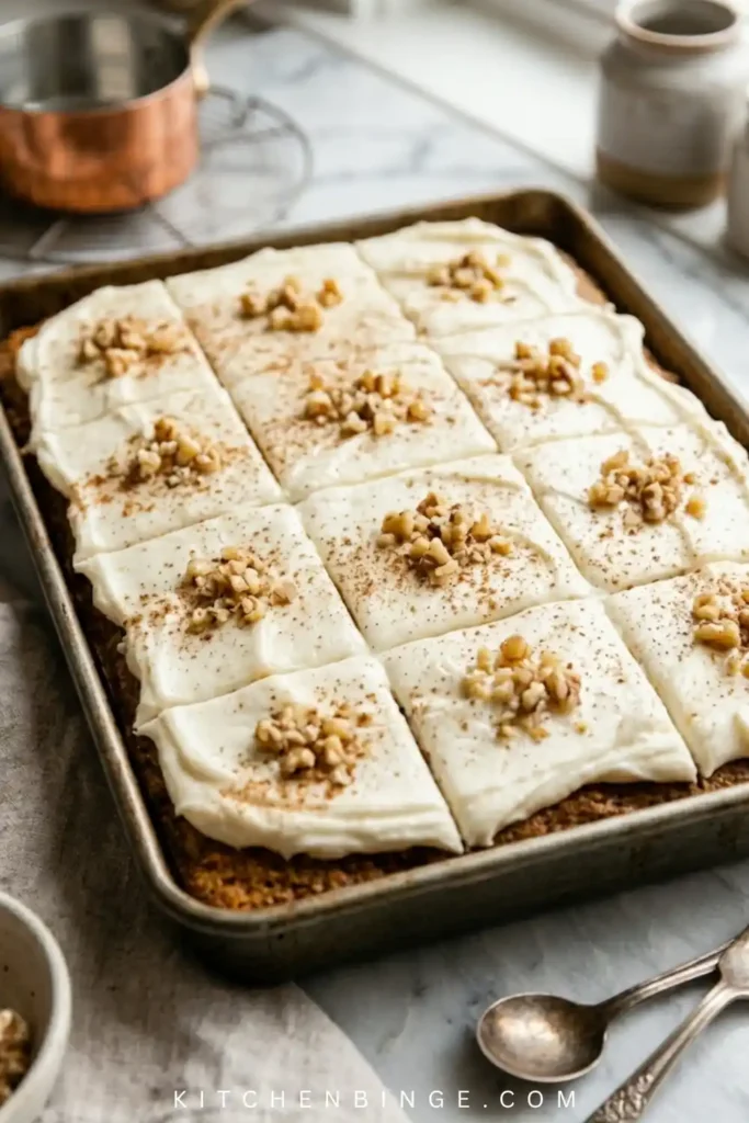 Cheesy Carrot Cake Bar Recipe With Cream Cheese