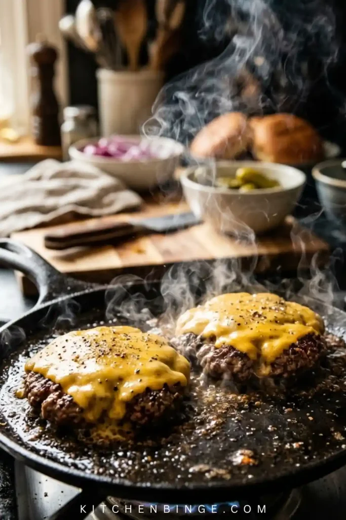 Homemade Smash Burger – Crispy, Juicy & Flavor Packed