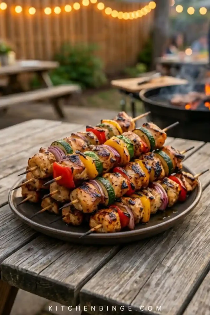 Easy Juicy Grilled Chicken Skewers (The Best BBQ Marinade)