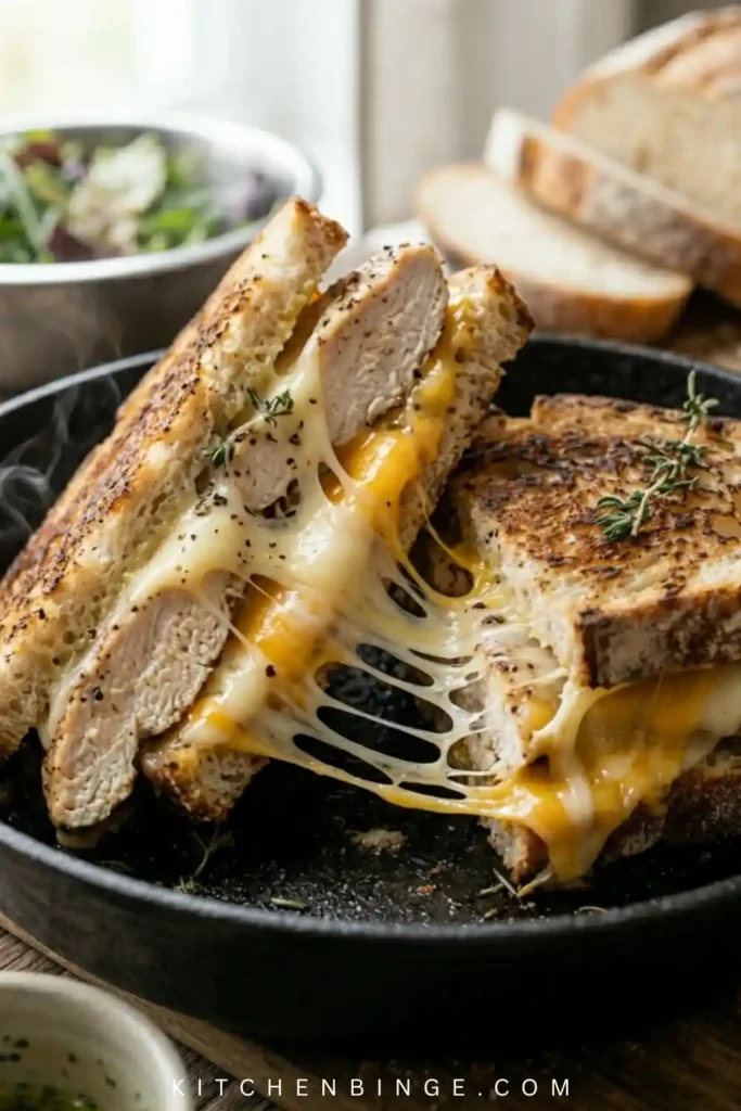 Best Cheesy Grilled Chicken Sandwich Recipe