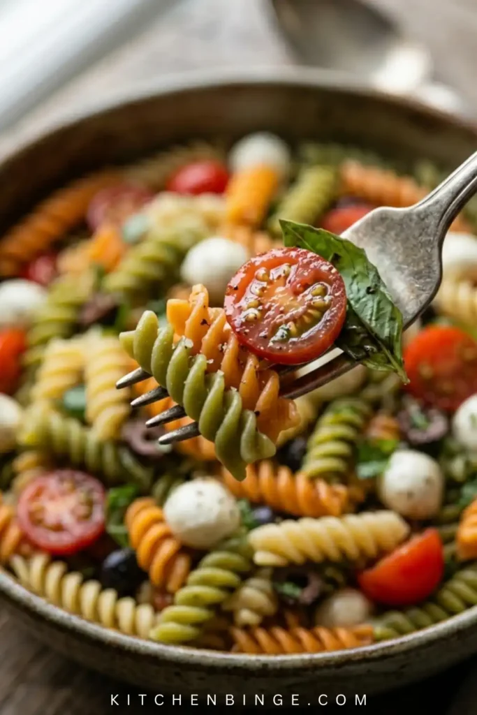 Fresh & Easy Caprese Pasta Salad Recipe