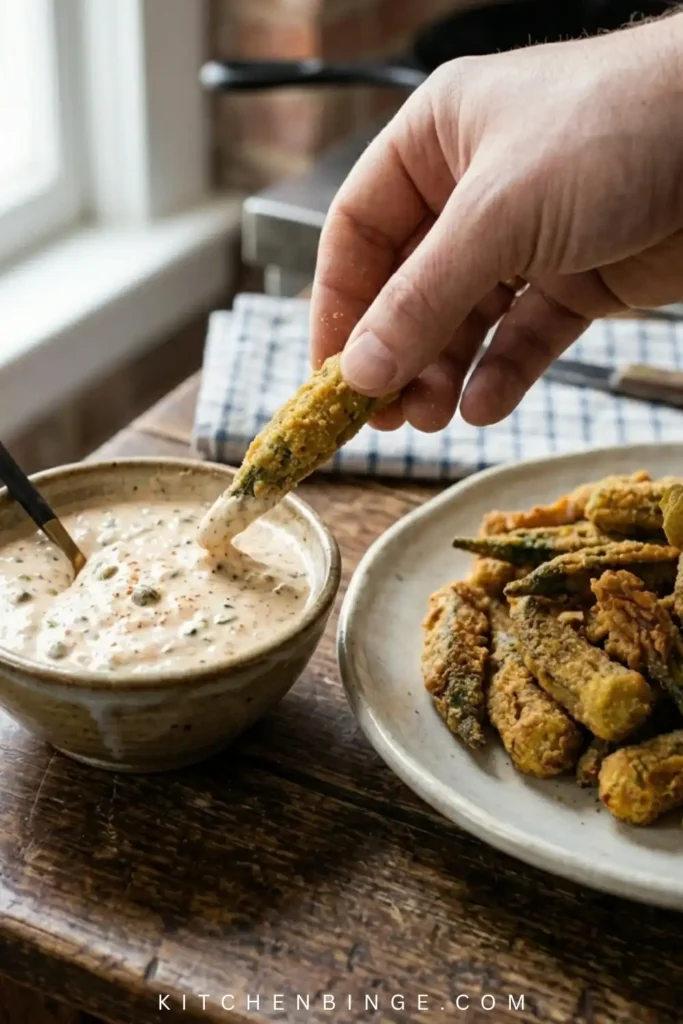 Best Crispy Fried Okra Dish Recipe