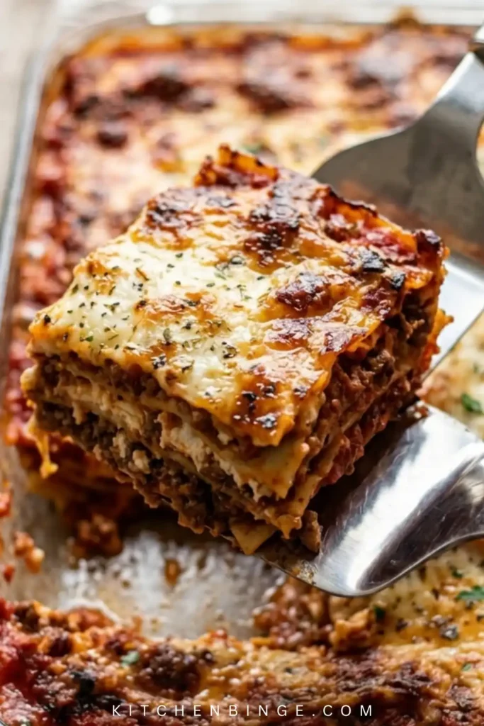 Easy Classic Beef Lasagna homemade Recipe