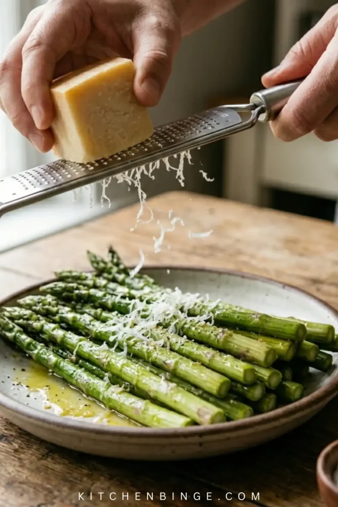 Simple & Delicious Roasted Garlic Parmesan Asparagus Recipe 