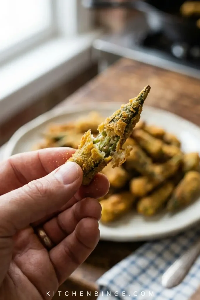 Best Crispy Fried Okra Dish Recipe