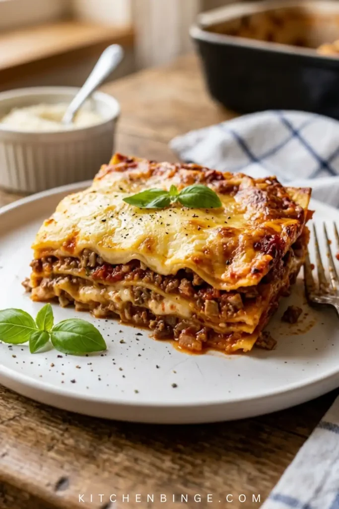Easy Classic Beef Lasagna homemade Recipe