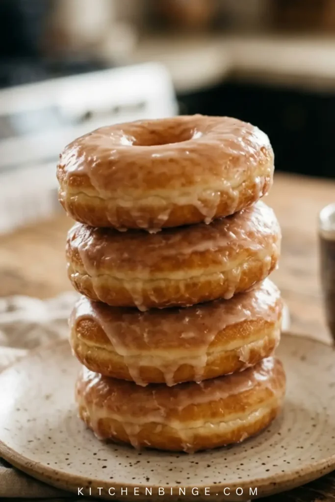 Homemade Glazed Donuts Recipe [Bakery-Style & Perfectly Fluffy]