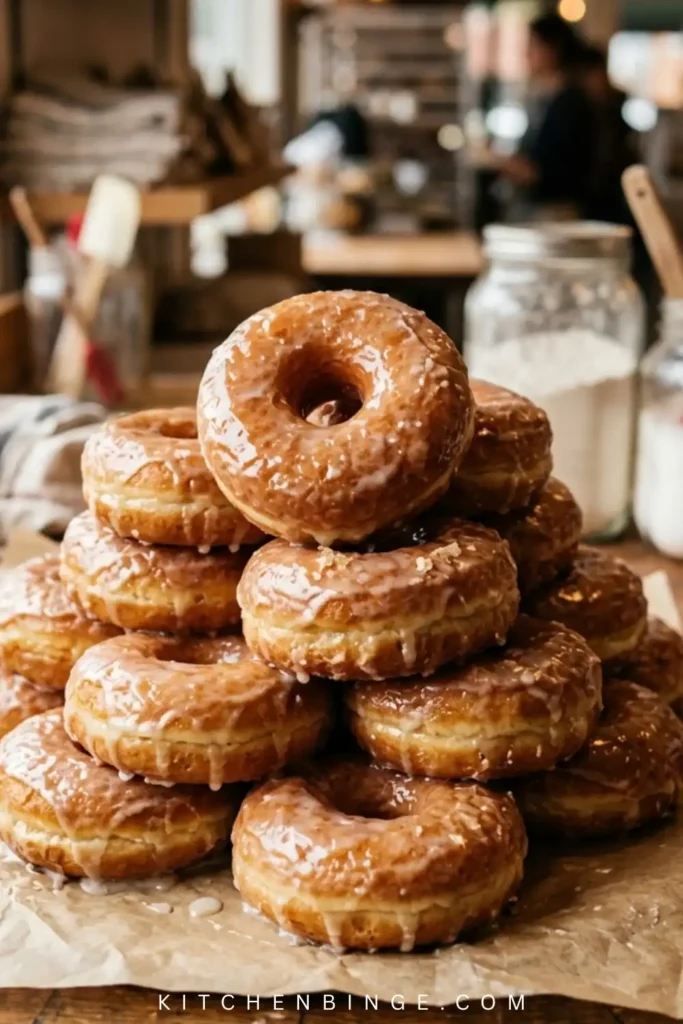 Homemade Glazed Donuts Recipe [Bakery-Style & Perfectly Fluffy]