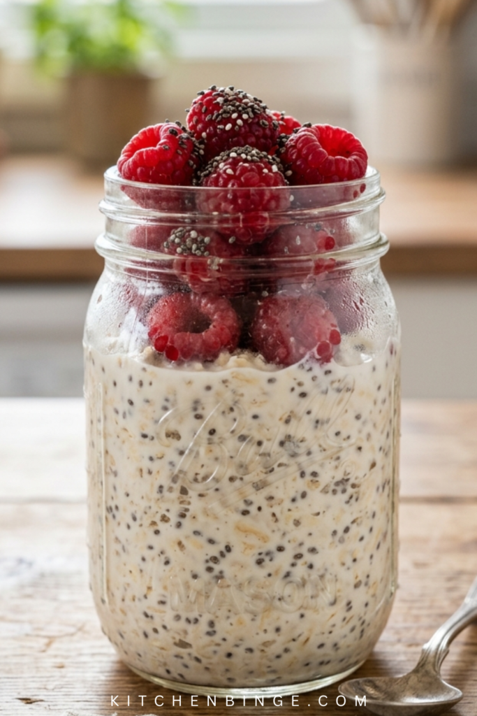 Healthy Creamy Overnight Oats Recipe : A Perfect Dessert-Inspired Breakfast