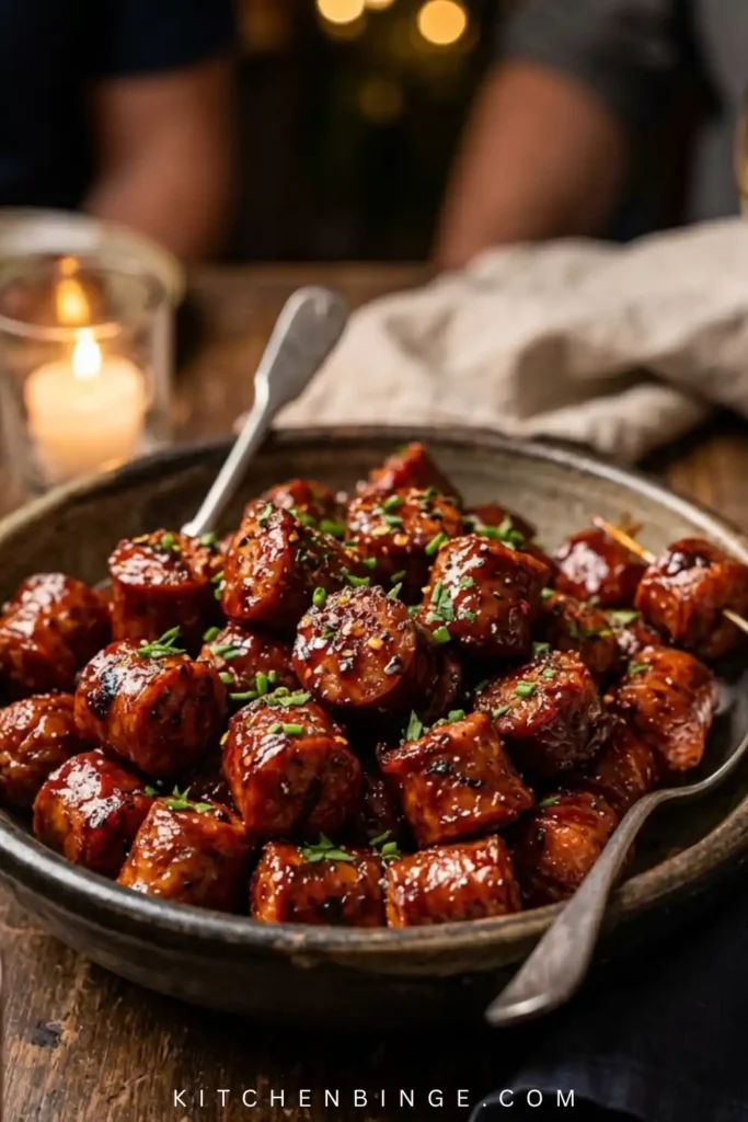 Tasty BBQ Smoked Sausage Bites Recipe